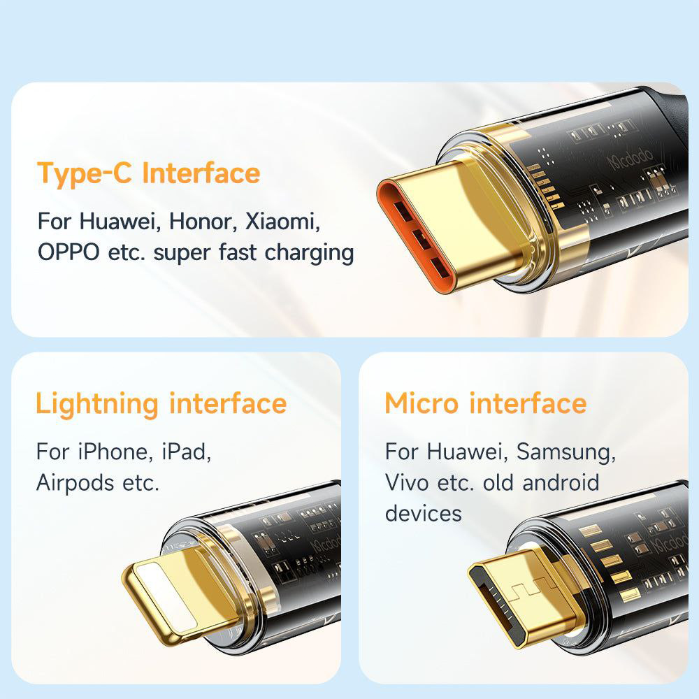 5cable-usb-to-lightning-typeC-microUSB-mcdodo-CA-3330-pitopar-com