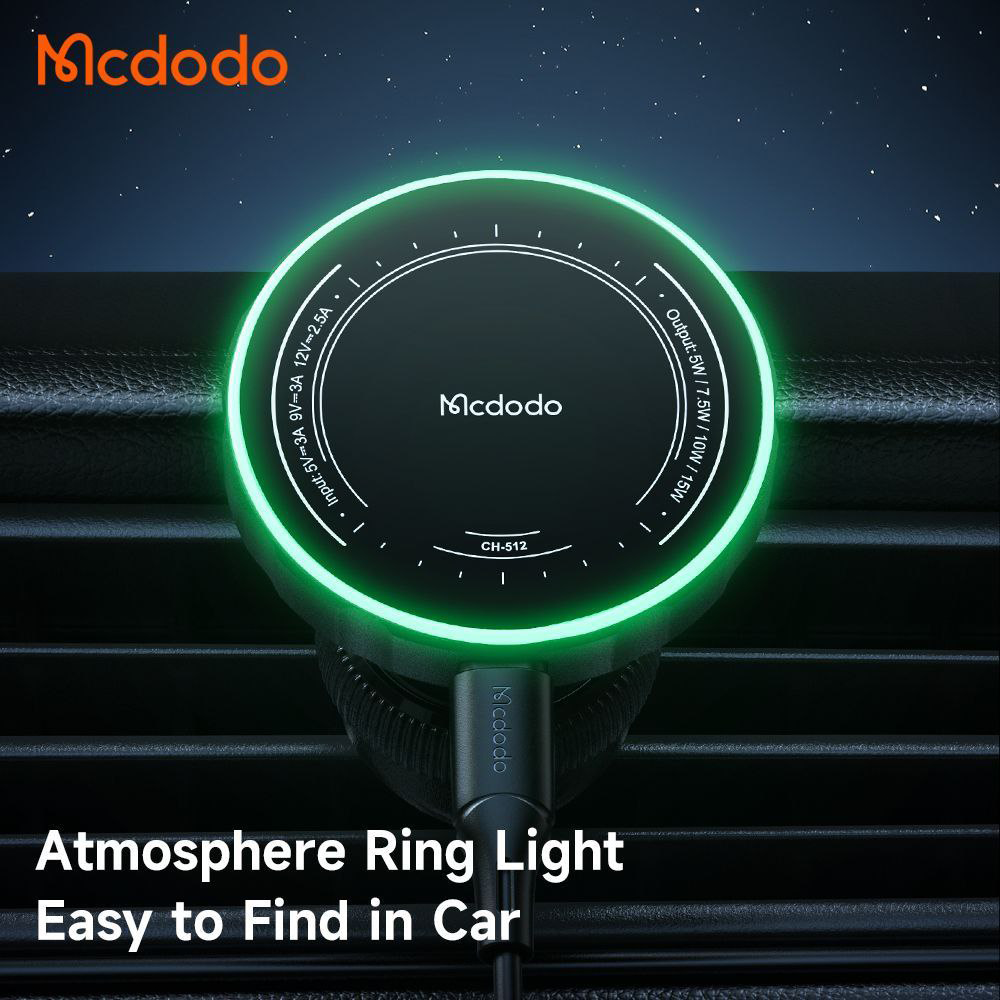 5car-charger-15w-mcdodo-magnetic-wireless-CH-5120-pitopar-com