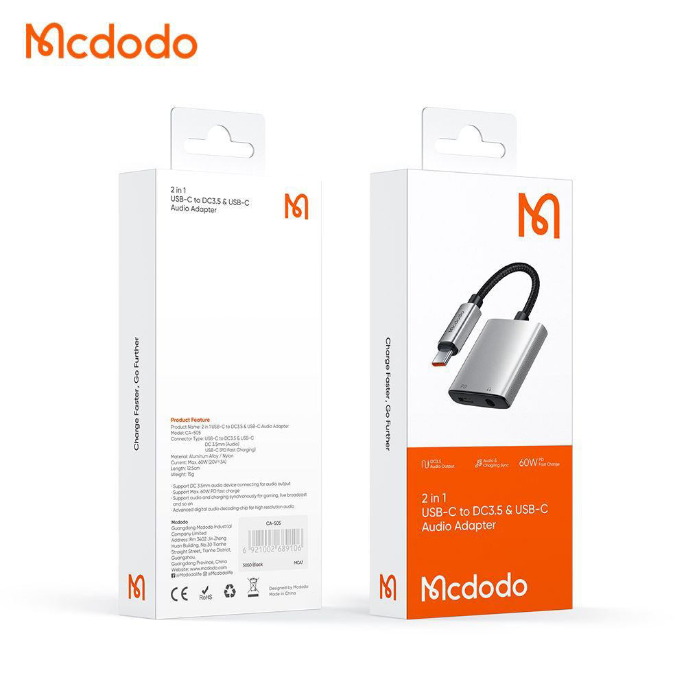 6tabdil-typeC-to-jack-3.5-mcdodo-CA-5050-pitopar-com