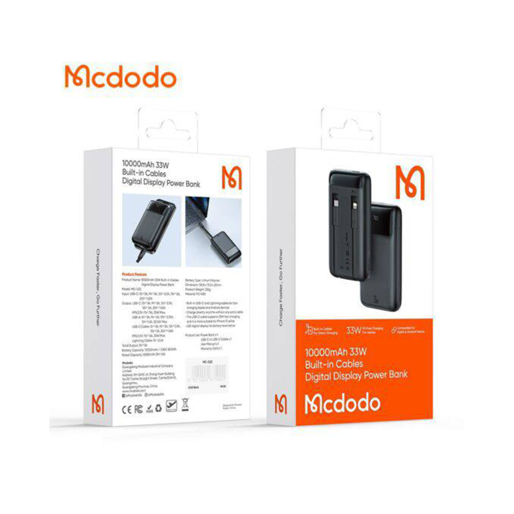 powerbank-mcdodo-10000mah-33w-pitopar-com