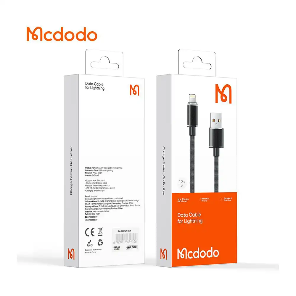 1cable-mcdodo-USB-to-lightning-CA-3640-pitopar-com