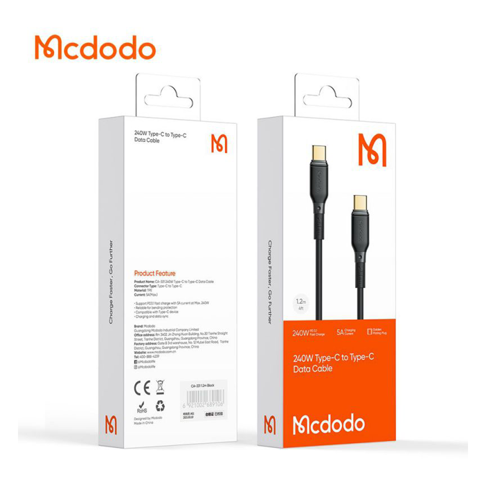 4cable-mcdodo-typeC-to-typeC-CA-3311-pitopar-com