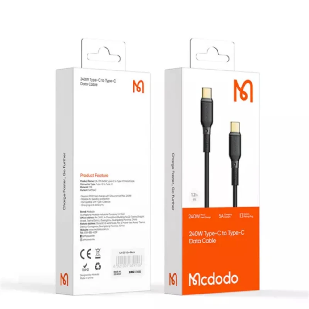 8cable-mcdodo-typeC-to-typeC-240w-CA-3310-pitopar-com